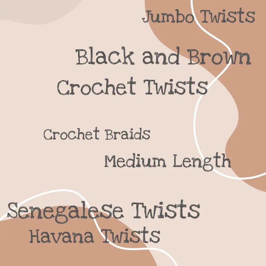 types of crochet twists