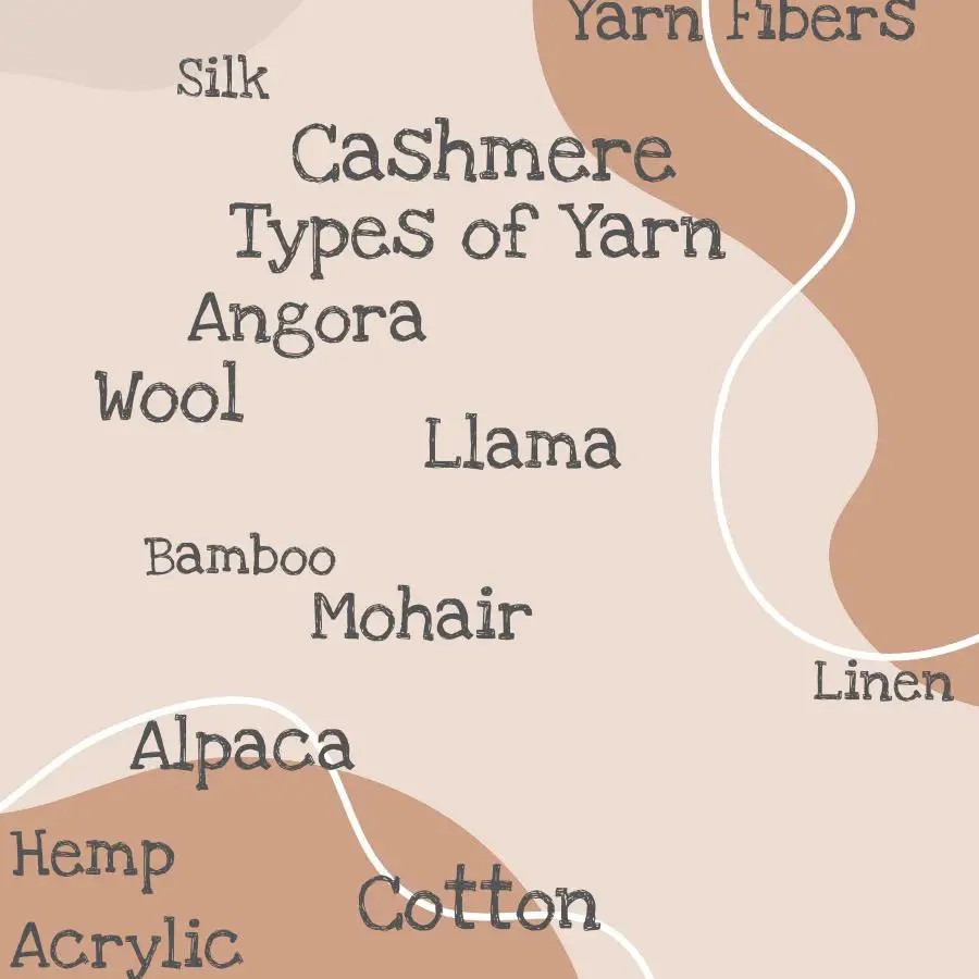 types of yarn fibers