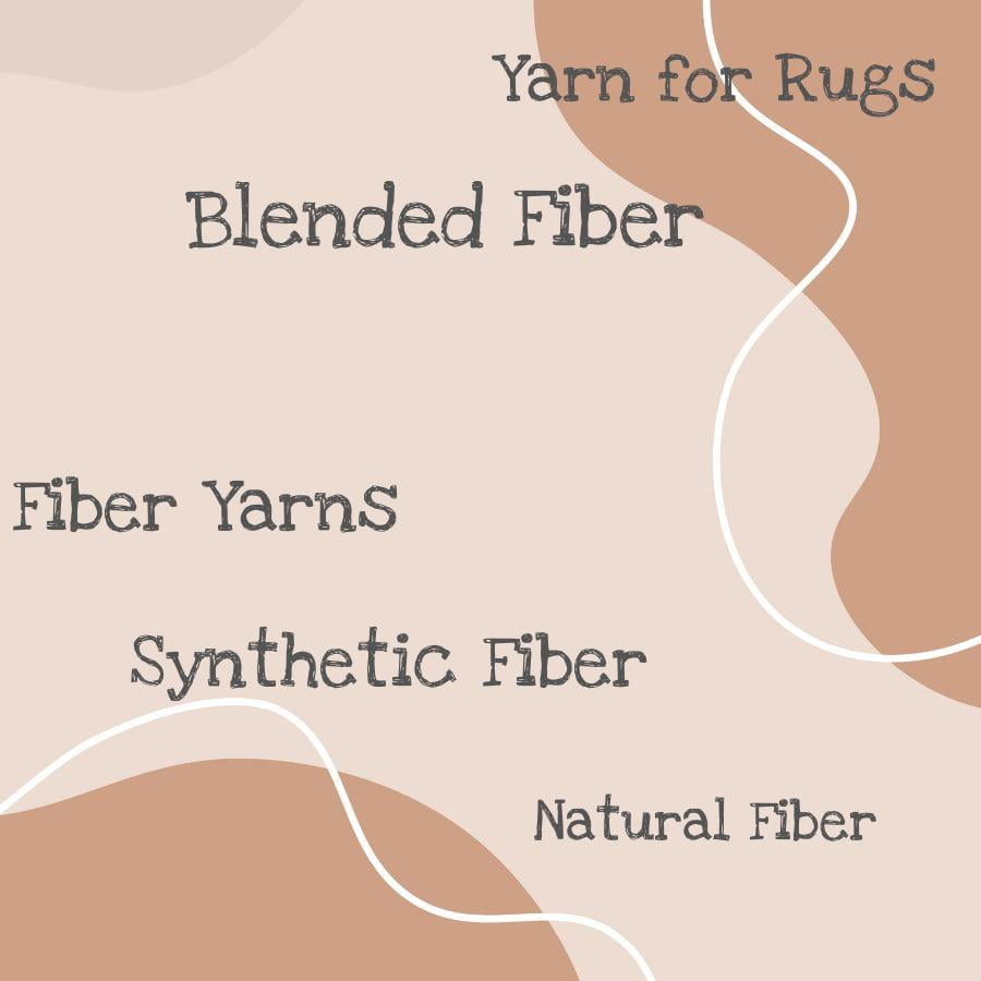 types of yarn for rugs
