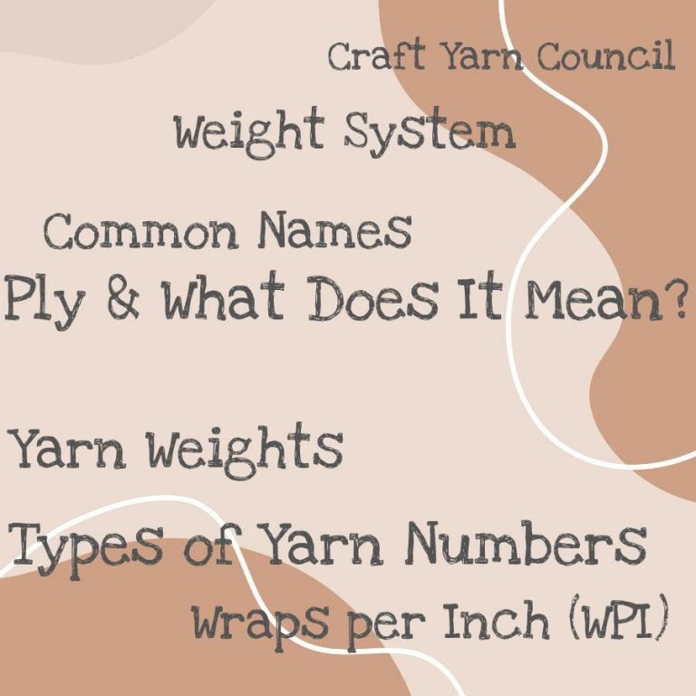 Types of Yarn Numbers