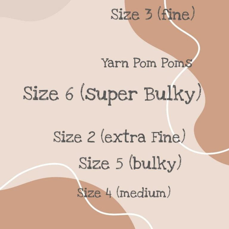 Types of Yarn Pom Poms