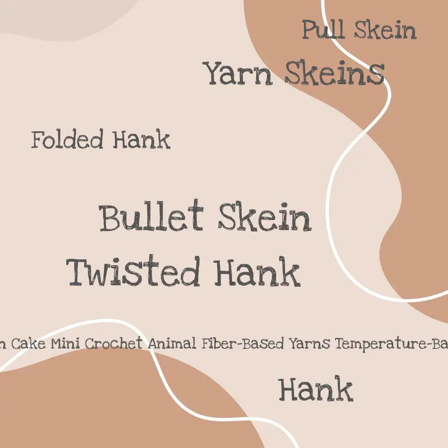 types of yarn skeins