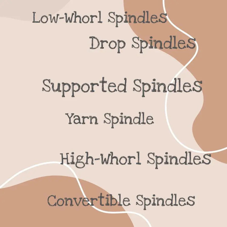 types of yarn spindle
