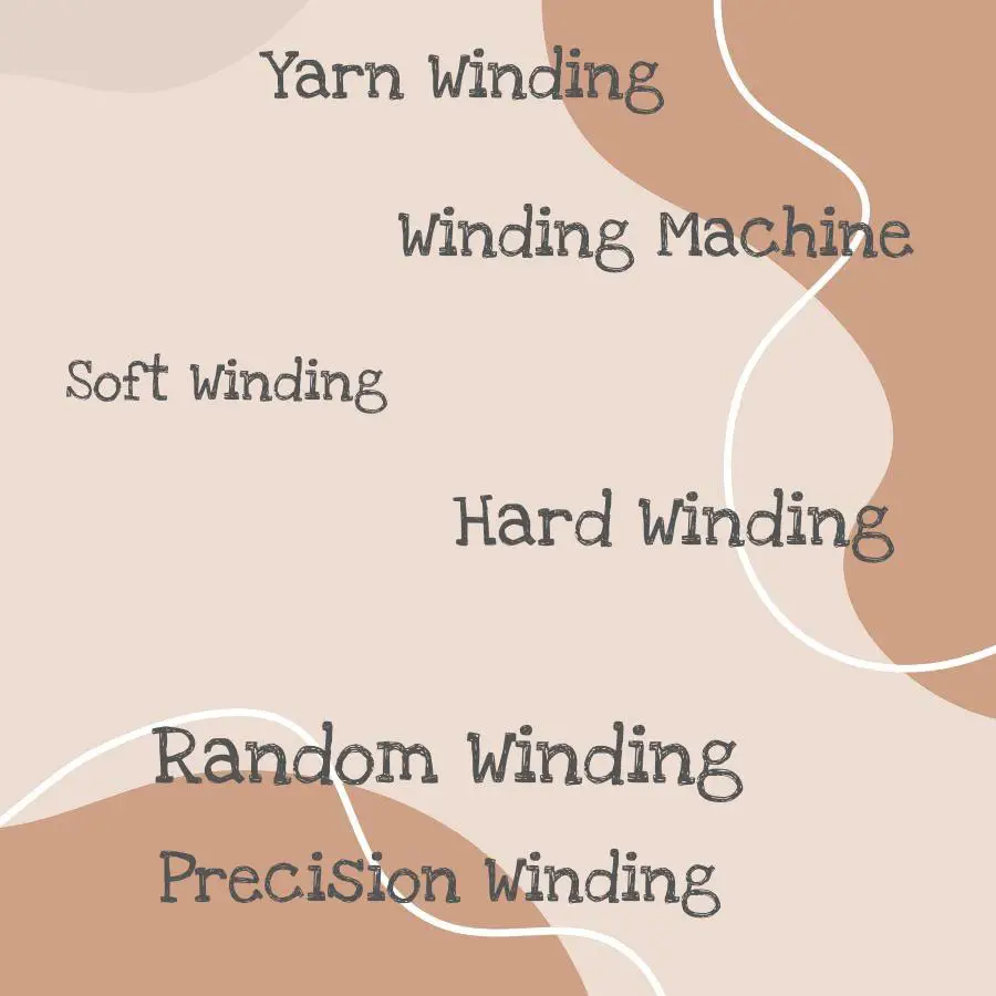 types of yarn winding machine