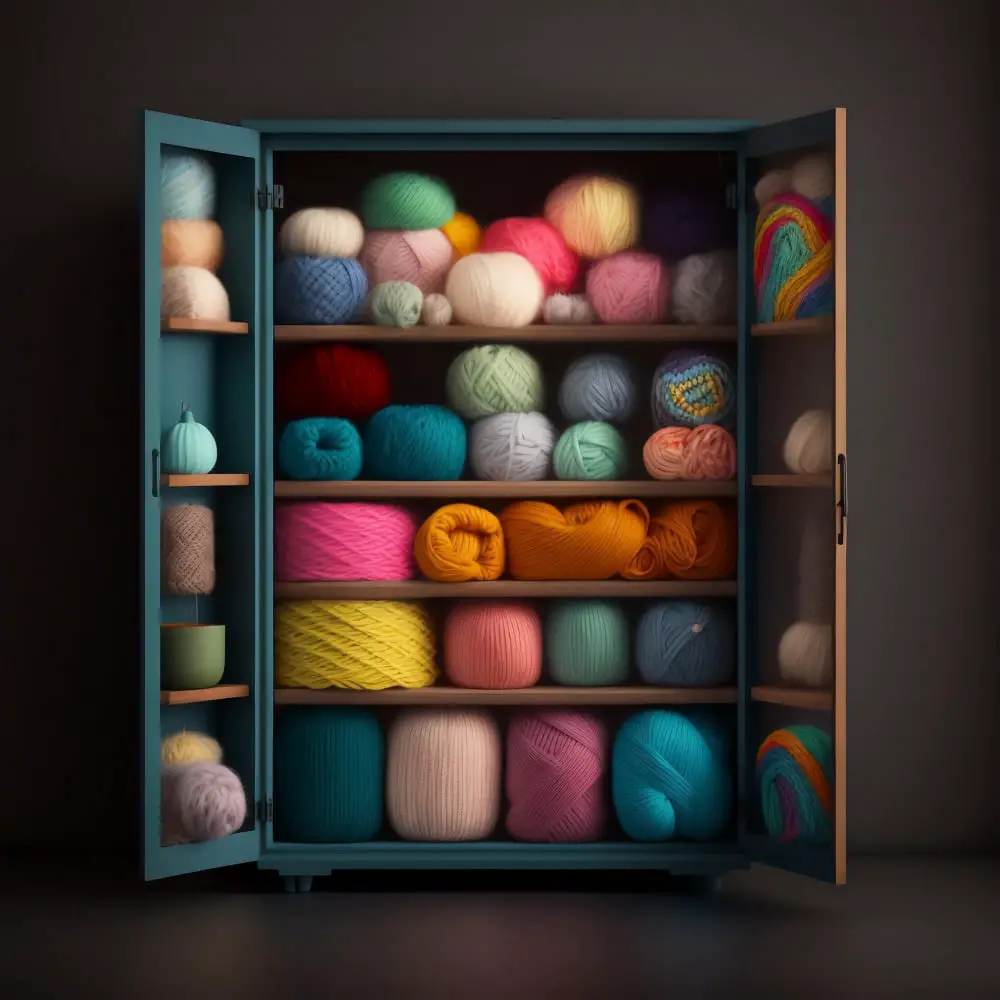 Dark Places for Yarn Storage