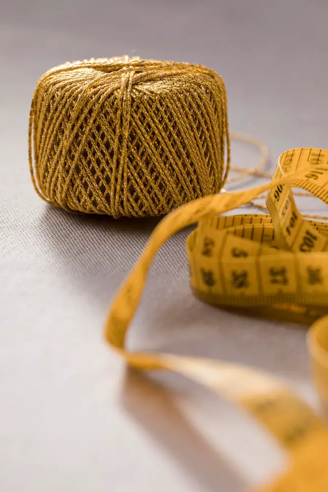 Tape Measure and Yarn