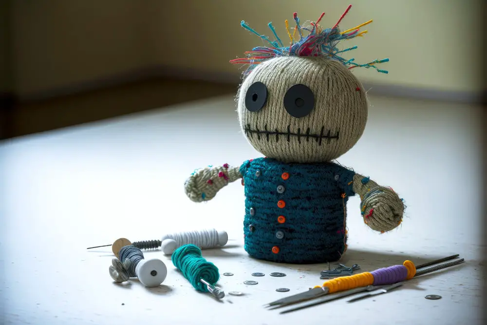 Adding Accessories to Your Yarn Voodoo Doll
