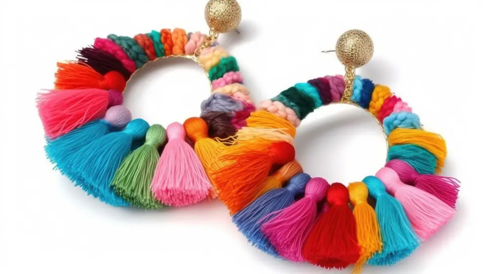 Adding Embellishments to Your Yarn Earrings