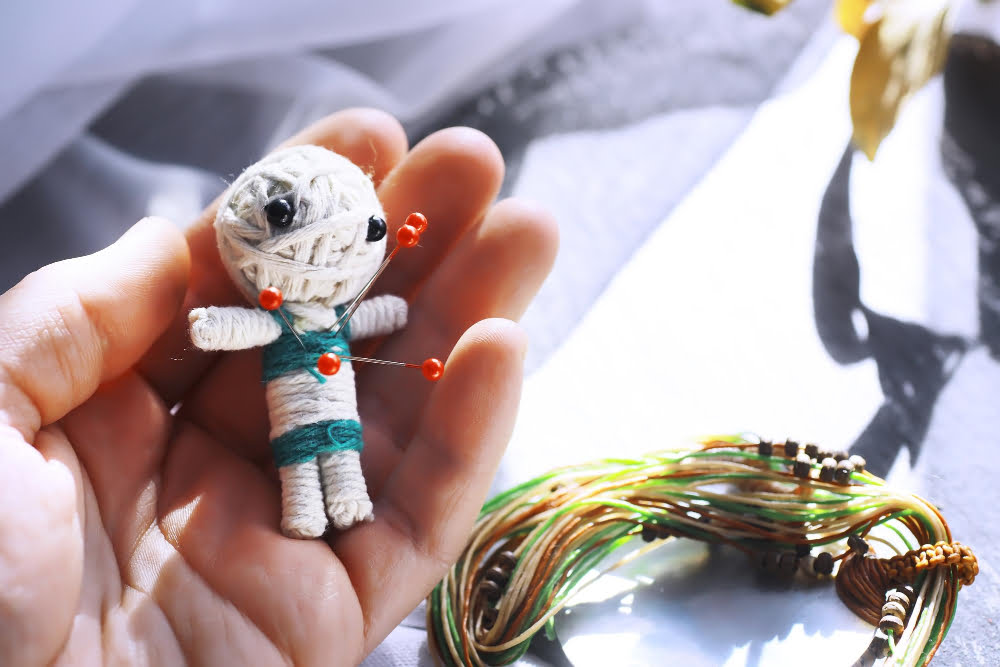 Decorating Your Yarn Voodoo Doll