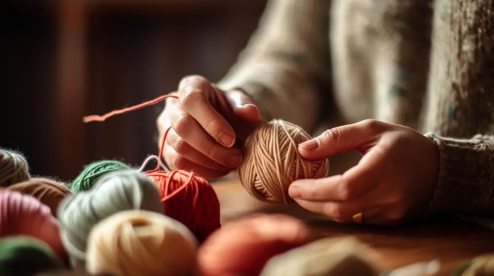 Ensuring the Yarn Ball Is Compact and Tidy