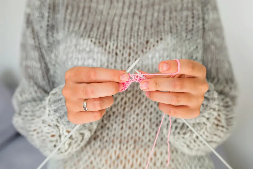 Knitted Yarn Bracelets
