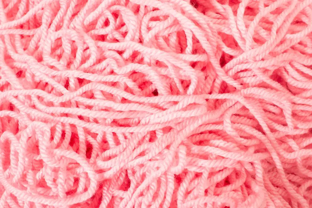 Tangled Pink Yarn