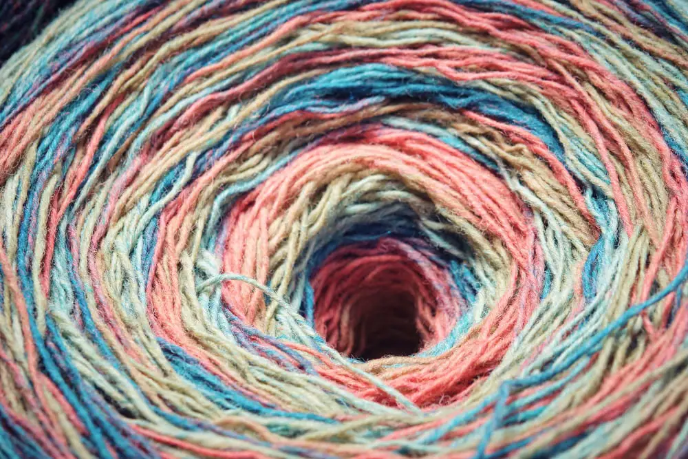 Variegated Multicolored Yarn Weight