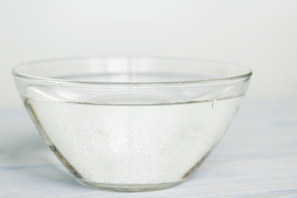 Warm Water in a bowl