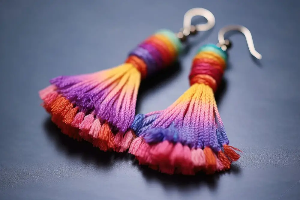 Yarn Earrings