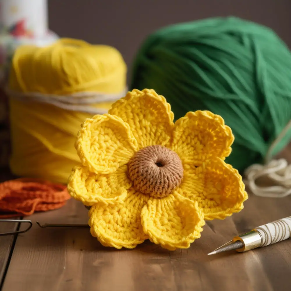 Yarn Flower
