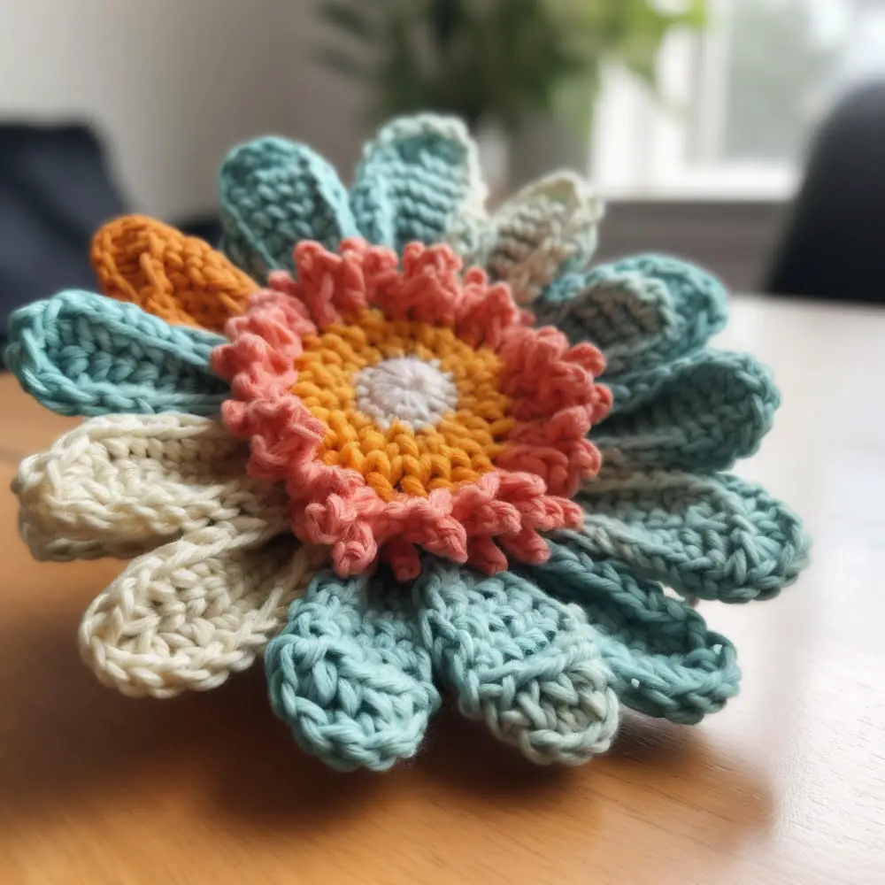 Yarn Flowers Color Combinations