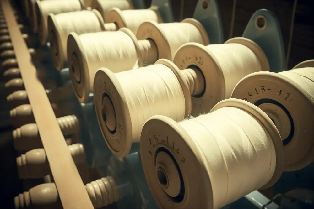 spinning bobbins