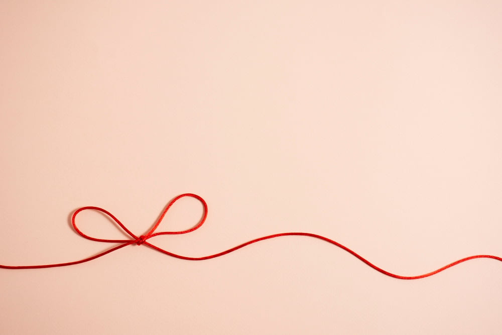 Red Yarn Ribbon