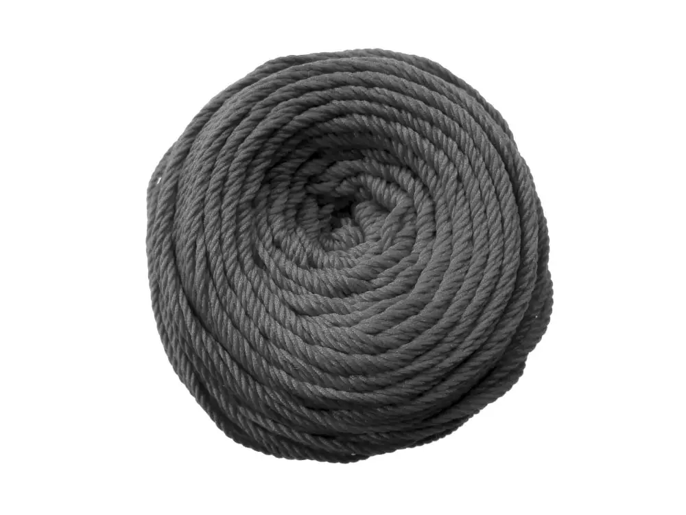Thick Wool Black Yarn