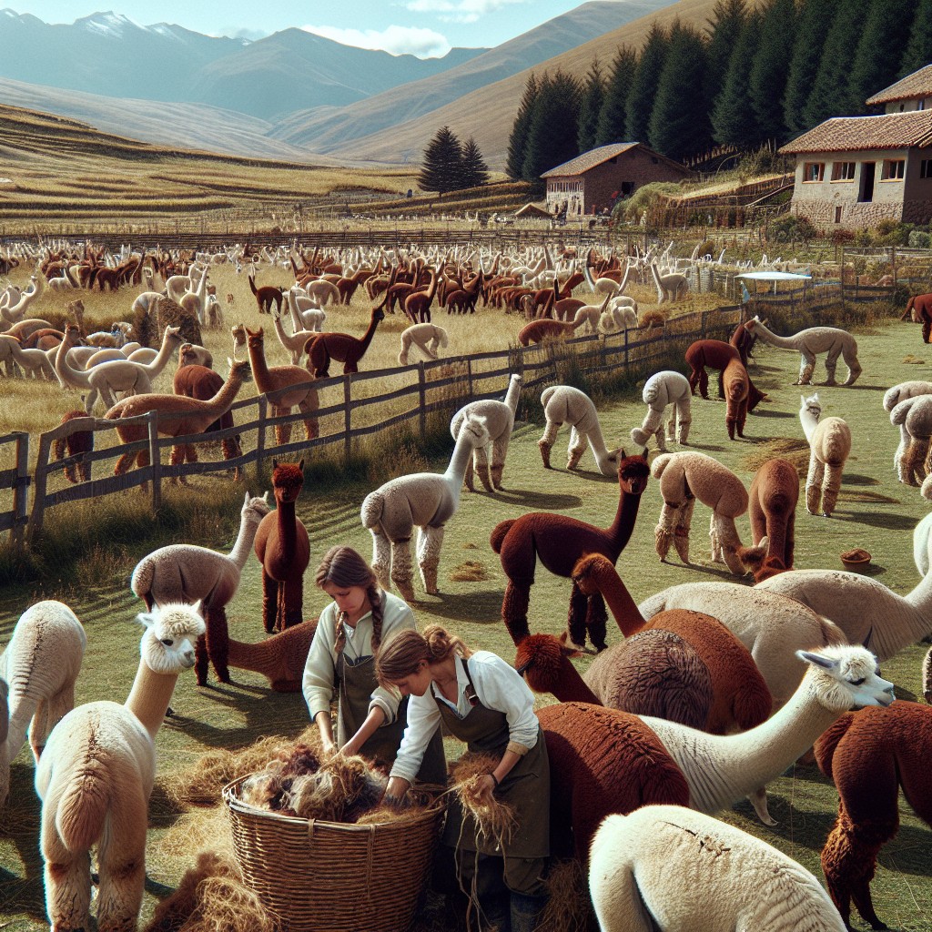 choosing alpacas for yarn production