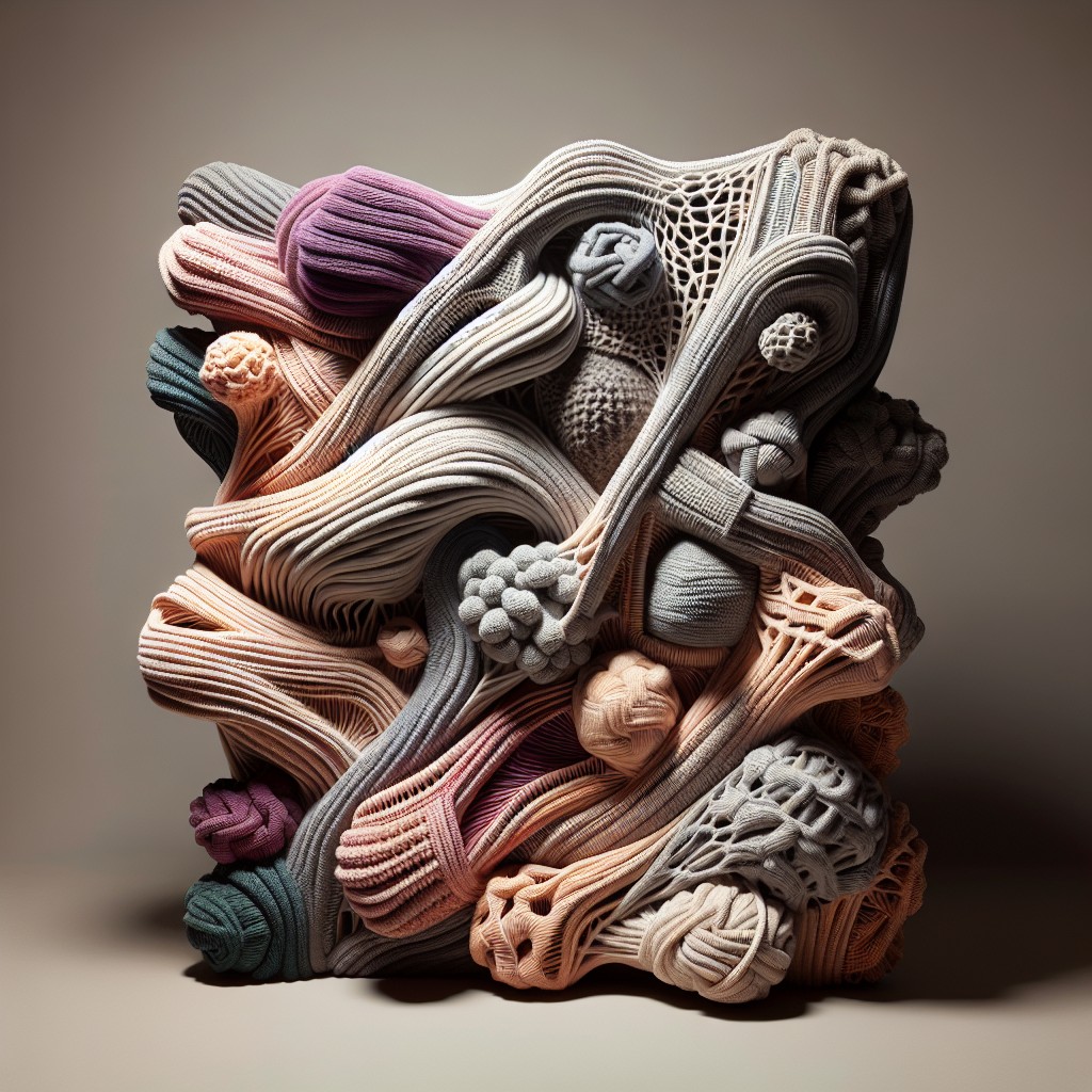 knitted sculptures