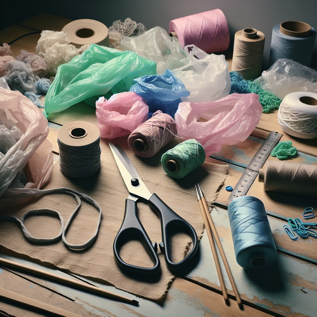 materials for making plastic yarn