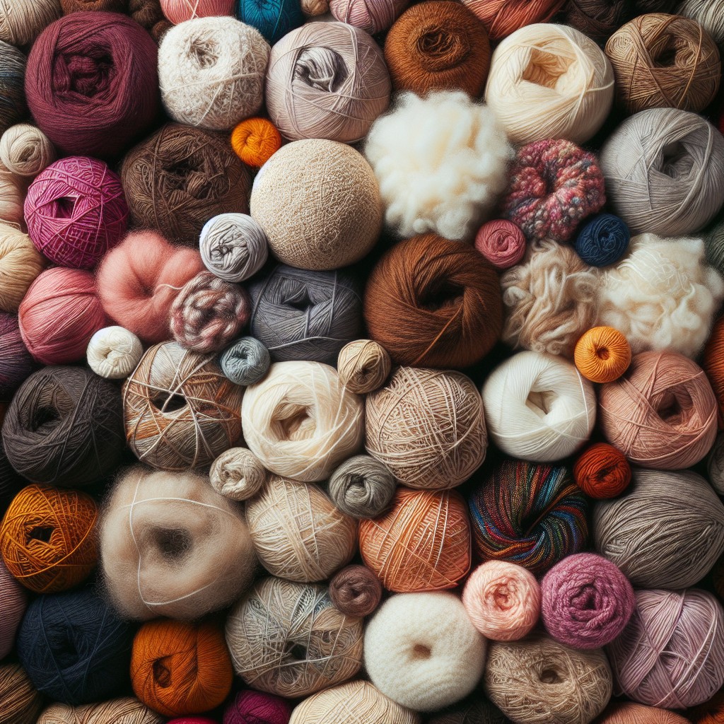 natural fiber yarn types