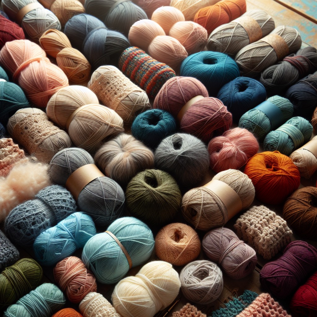 natural fiber yarn types