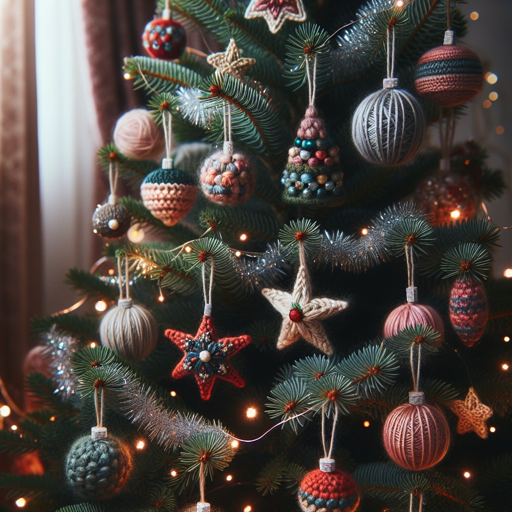 steps to create diy yarn ornaments