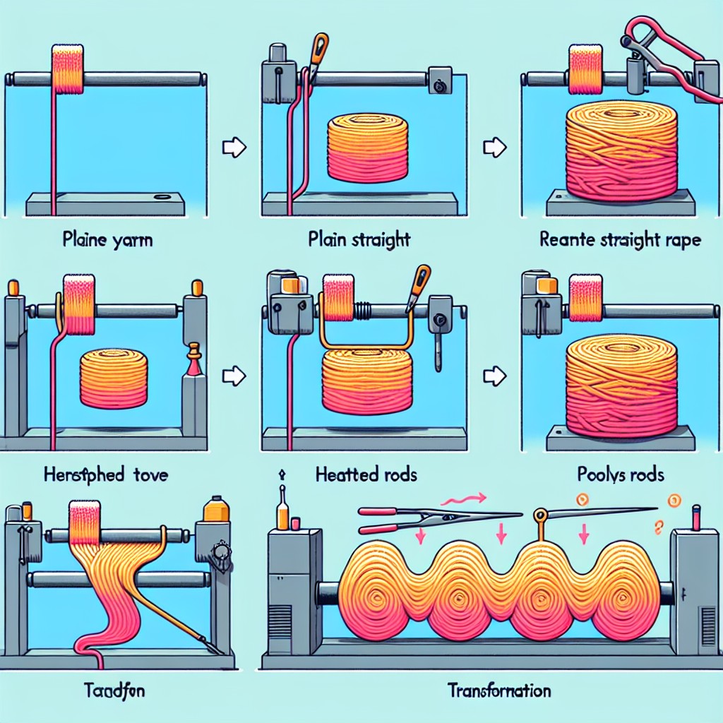 steps to make yarn curly