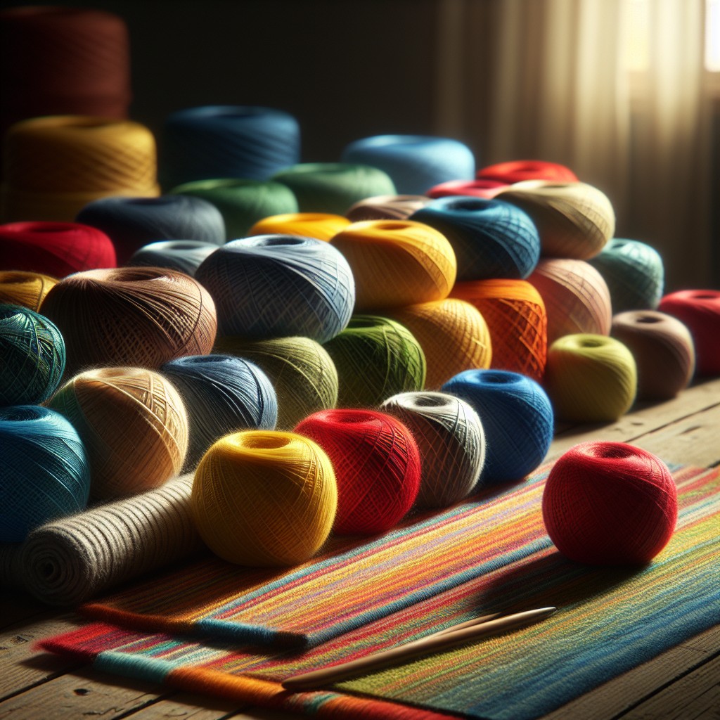 Types of Yarn for Rugs