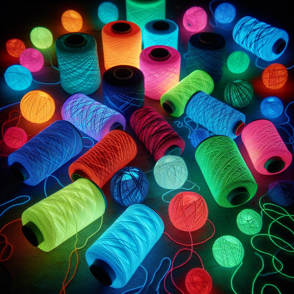 types of glow in the dark yarn