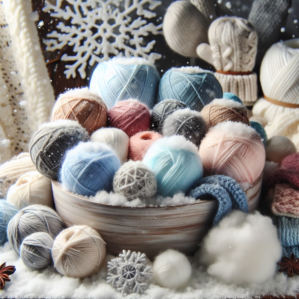 understanding types of yarn suitable for snowballs