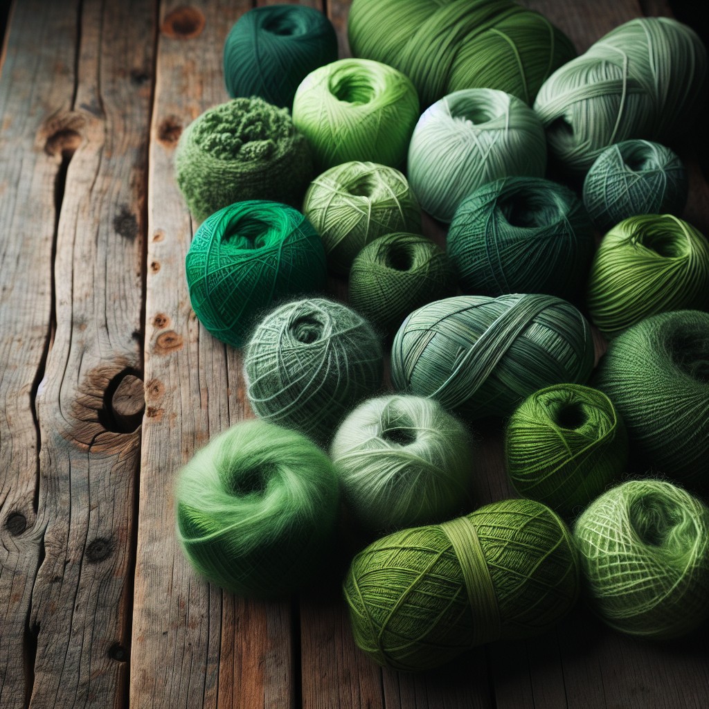 considerations when buying green yarn