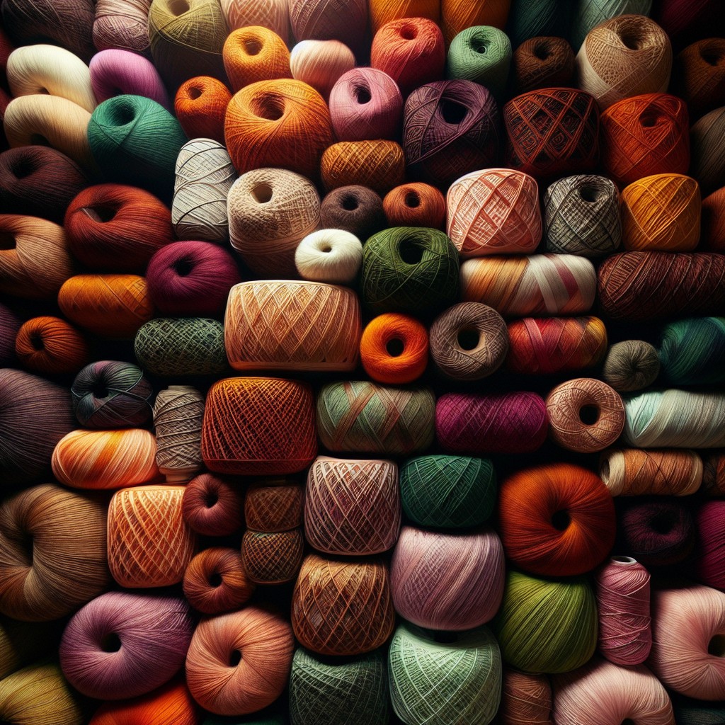 different types of variegated yarn
