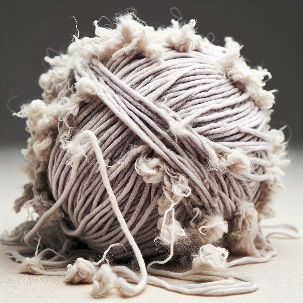 effect of bad sheep yarn on crocheting and knitting projects