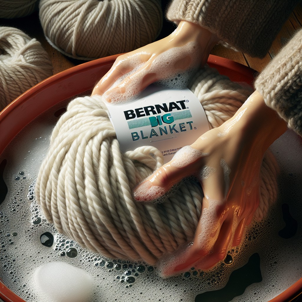 how to care for bernat big blanket yarn