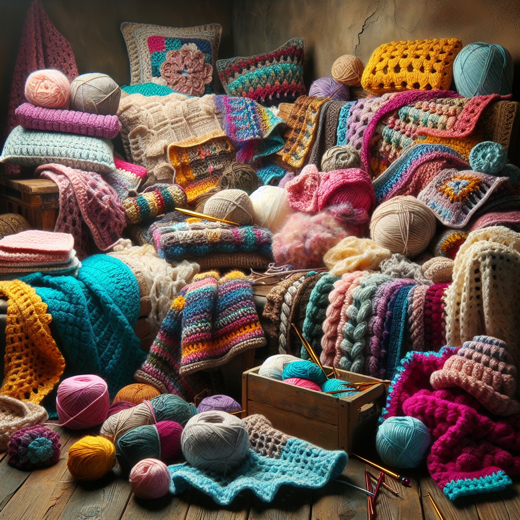 ideal projects for bernat big blanket yarn