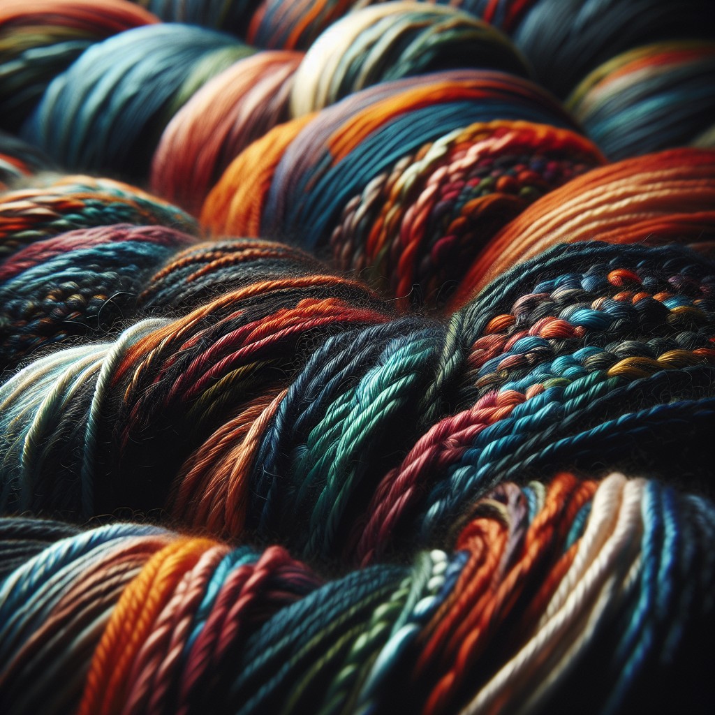 material and texture of miss babs yarns