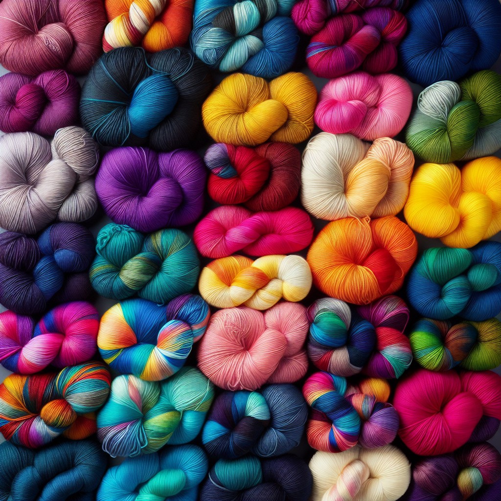 range of miss babs yarn colors