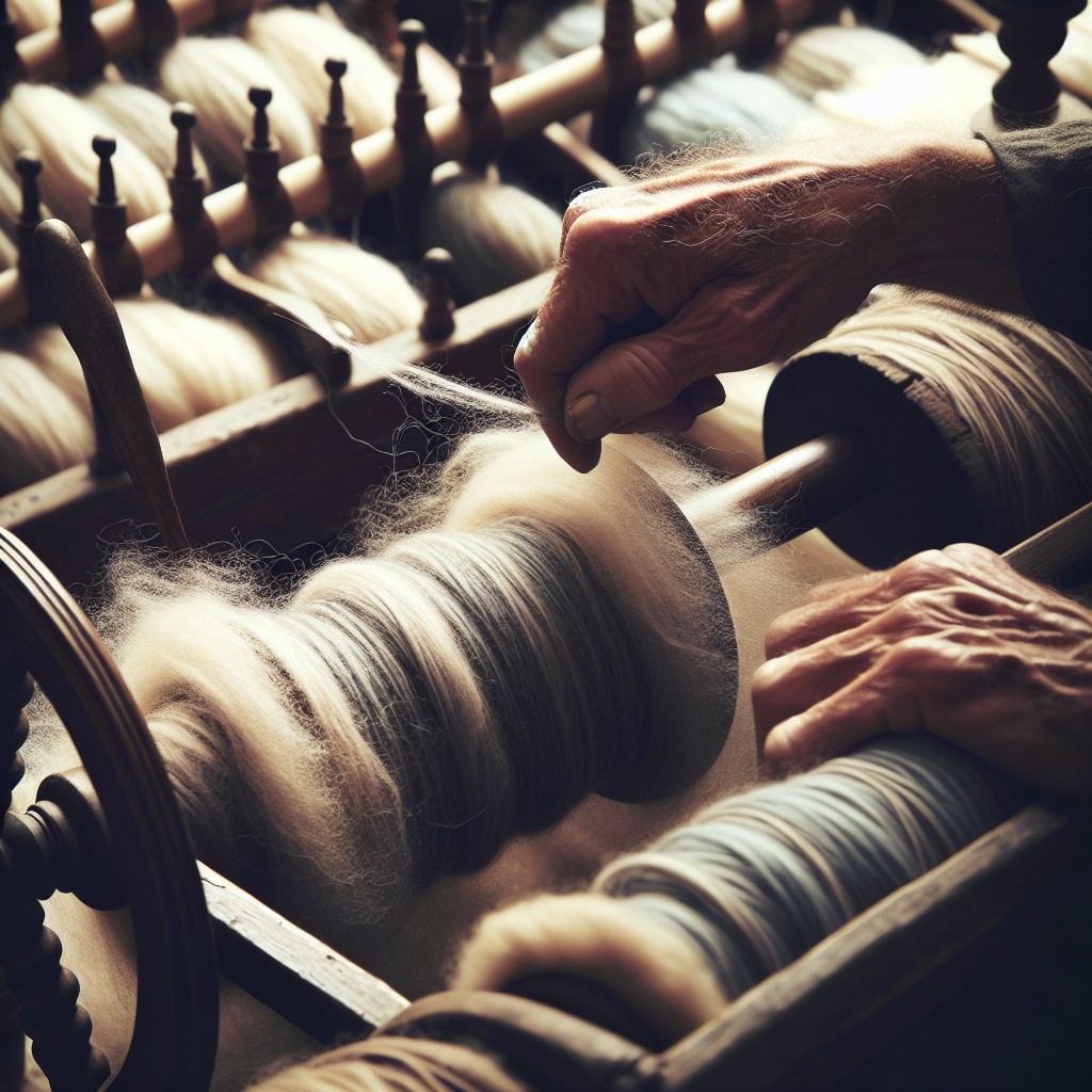 the process of creating roving yarn