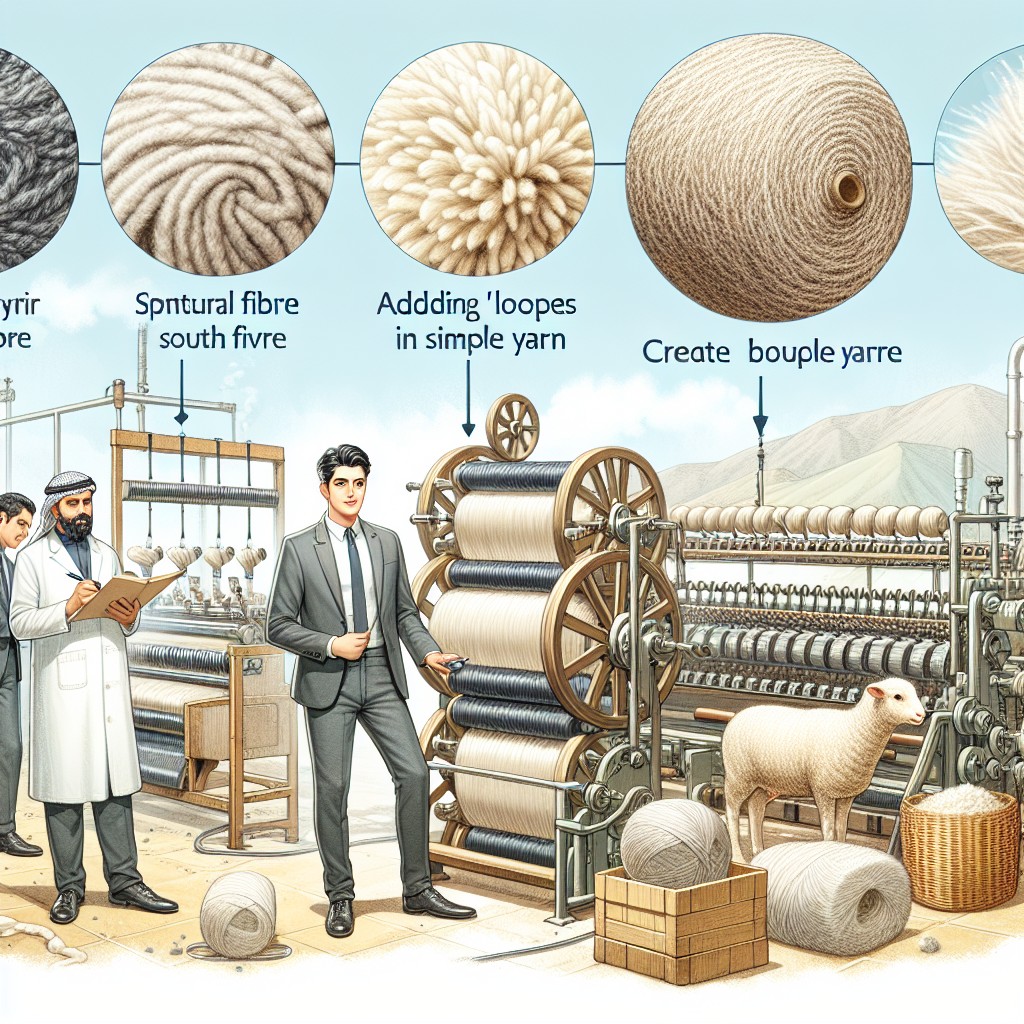 the production process of boucle yarn