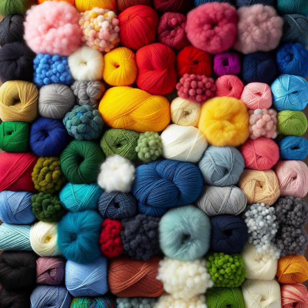 types of plush yarns