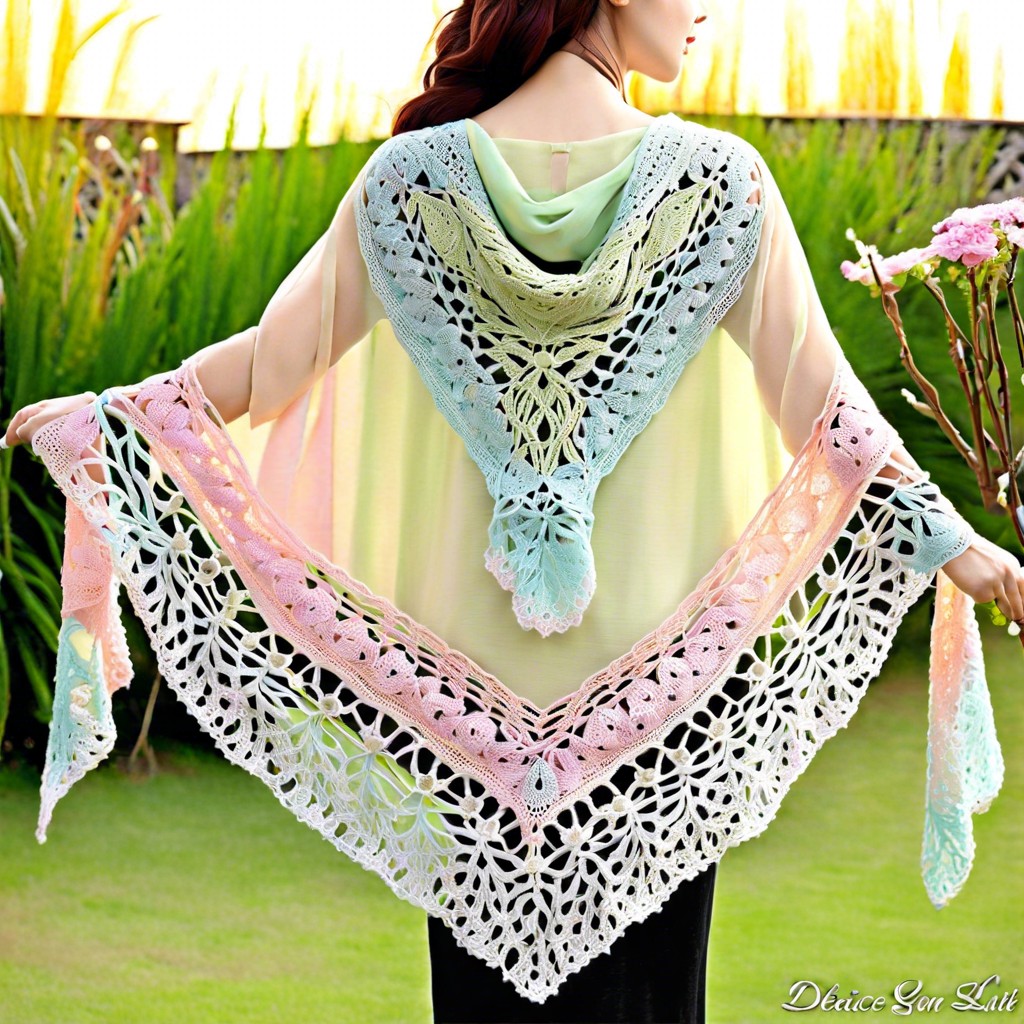 chain lace shawls