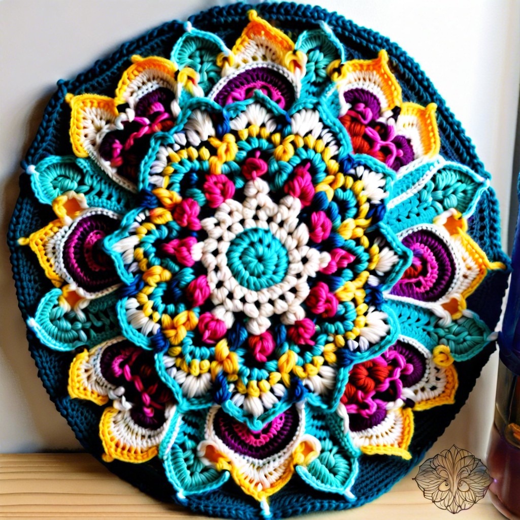 crochet increase in mandala making for intricate patterns