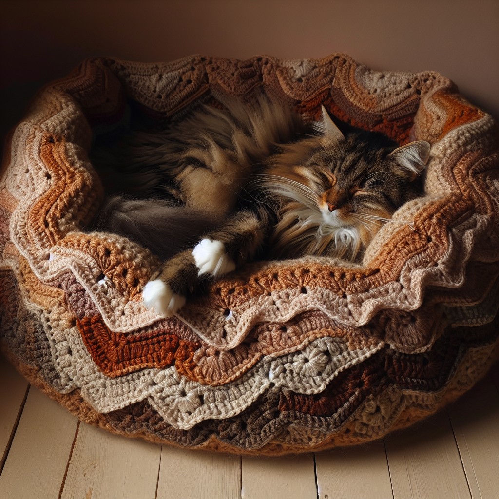 crochet pet bed