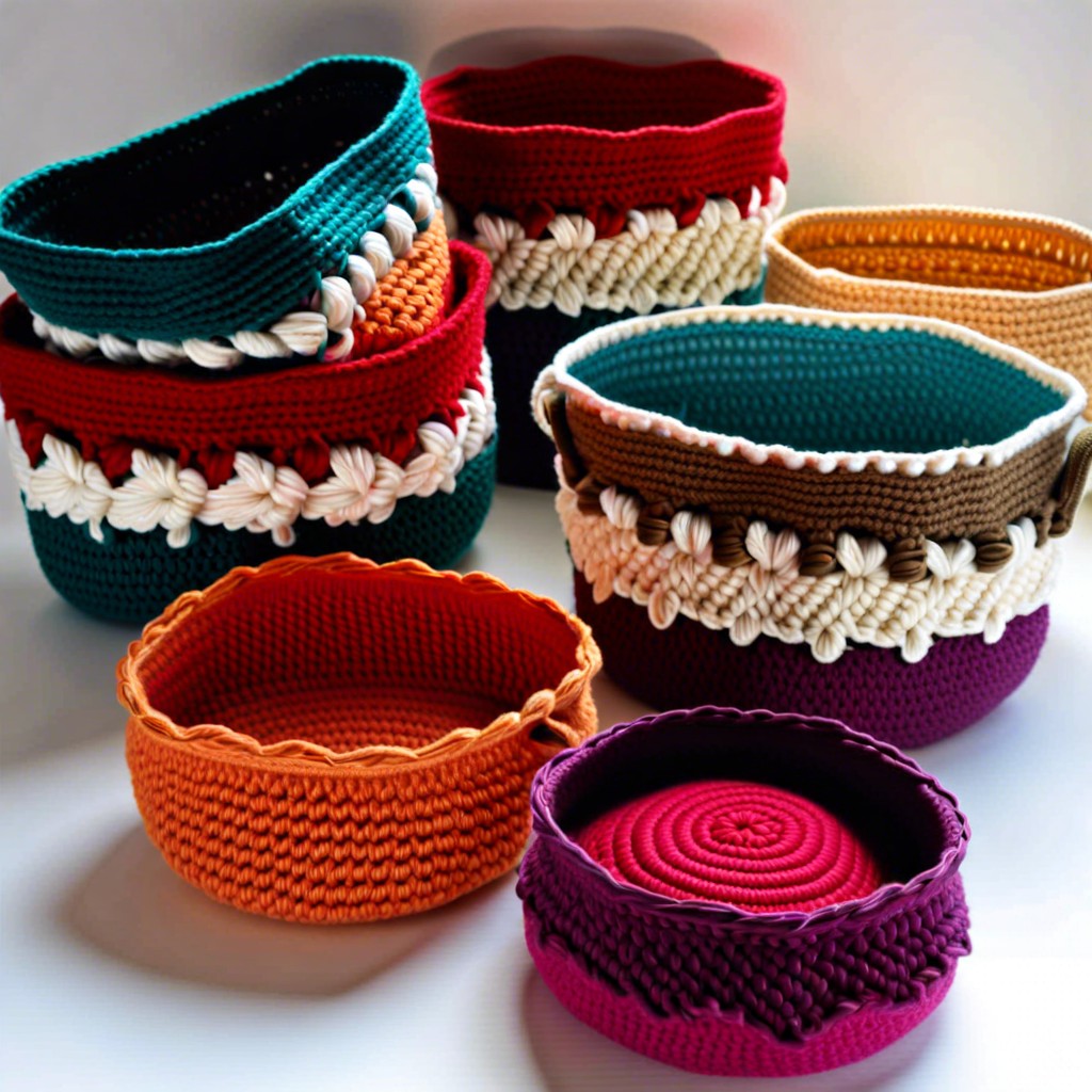 designing crochet baskets with stability using increase patterns