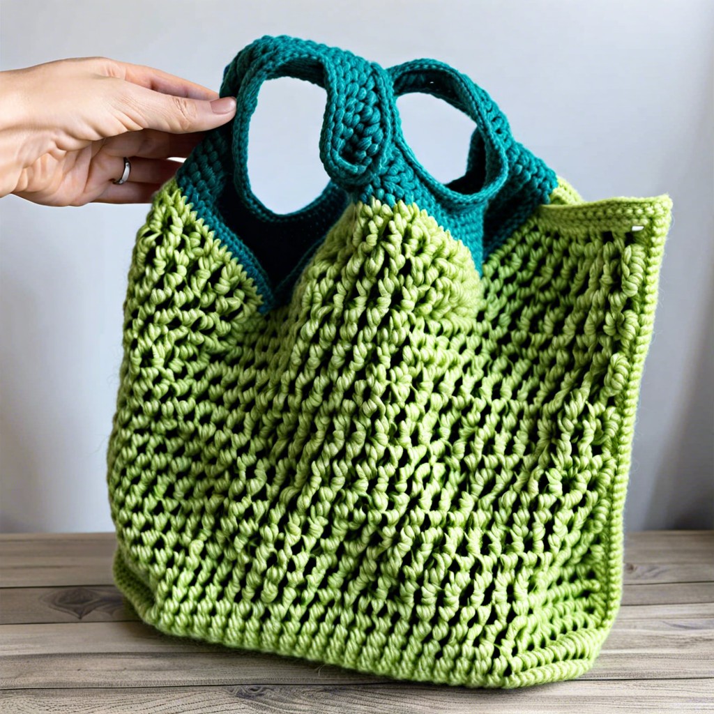 eco friendly reusable slip stitch shopping bags