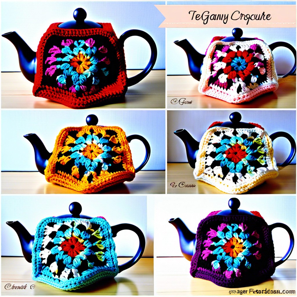 granny square tea cosy pattern